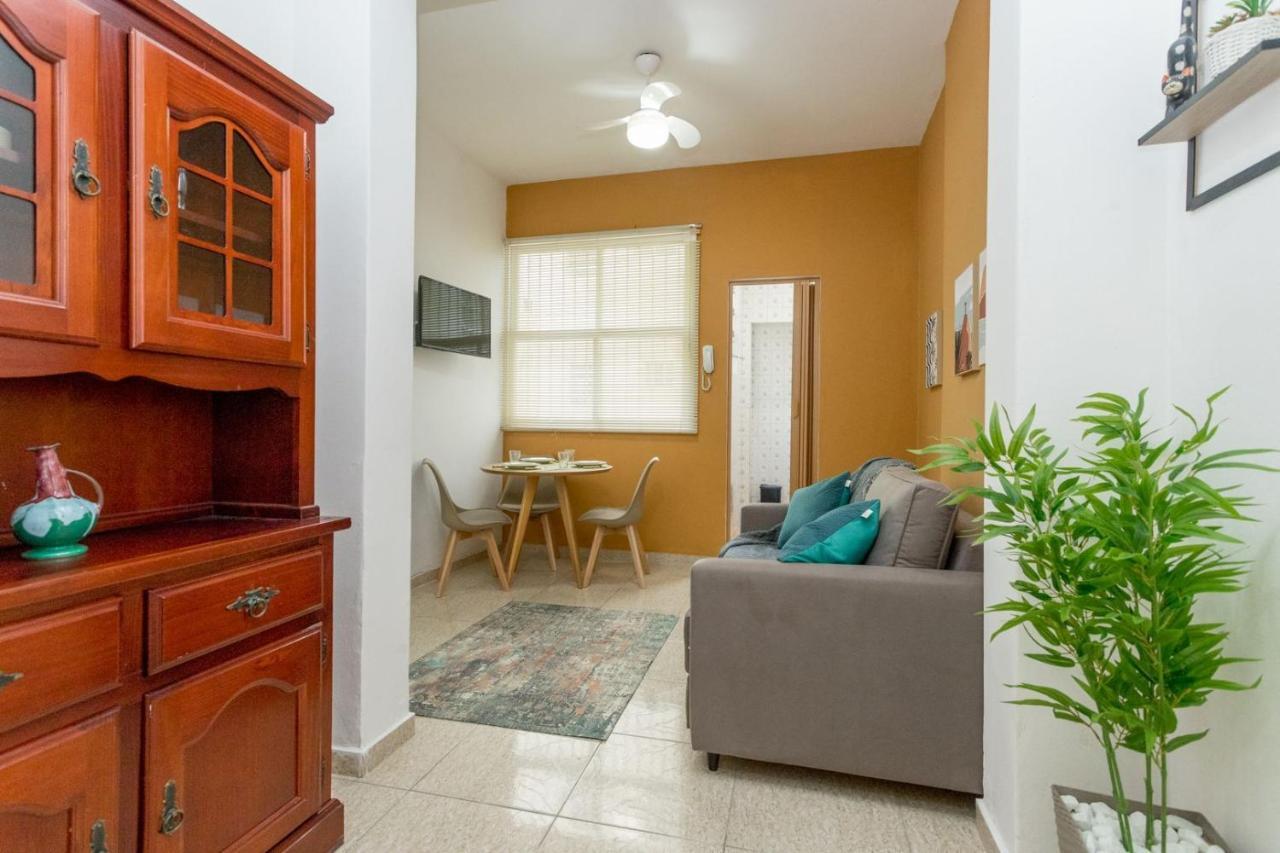 Conforto E Relax, Caminhando Para A Praia De Copacabana, Quarto E Sala, Completo, Com Wi Fi, Cozinha, Ar Condicionado 리오데자네이루 외부 사진